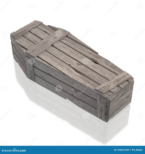 3D wooden coffin/ casket isolated on white background - funeral/ Halloween concept. Coffin Aesthetic, Halloween Casket, Wooden Coffin, Grunge Paper, Concept Illustration, Wooden Pallets, Background Vintage, Old Paper, Free Illustrations