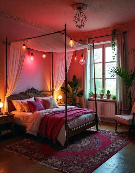 Cozy Canopy Bed, Boohoo Style, Style Bed, Canopy Bed, Bed Styling, Bed Room, Room Design, House Interior, Bedroom