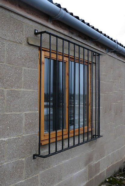 Iron Window Grill, Modern Window Grill, Home Window Grill Design, Window Grill Design Modern, House Window Design, Window Bars, Steel Door Design, Balcony Grill, Grill Door Design