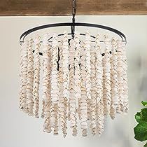 Coastal Dining Room Lighting, Seashell Light, Natural Chandeliers, Seashell Chandelier, Capiz Shell Chandelier, Coastal Chandelier, Dining Room Light Fixture, Lighting For Living Room, Coastal Dining Room