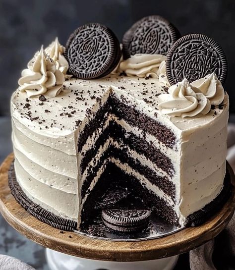 Vanilla Oreo Cake, Oreo Delight, Vanilla Oreo, Oreo Cake, Cake Ingredients, Purpose Flour, Oreo, Flour, Vanilla