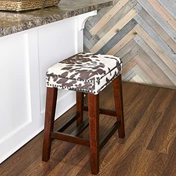 Linon Ian Brown Cow Print Counter Stool Animal Print Carpet, Cow Print Rug, Cow Print Fabric, Ian Brown, Cow Print Design, Brown Cow Print, Cool Bar Stools, Retro Farmhouse, Brown Cow