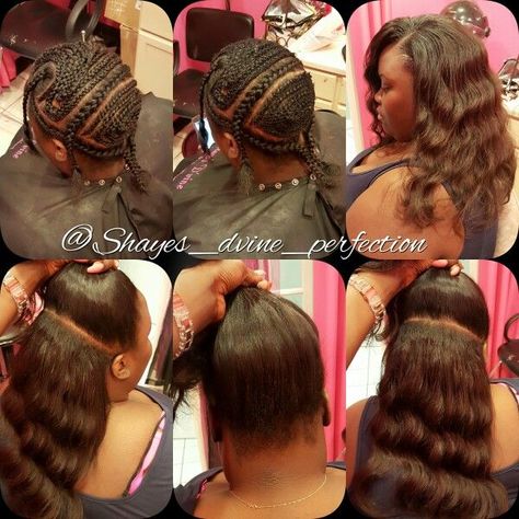 Sew In Braid Pattern, Curly Hair Celebrities, Sew In Braids, Weave Braid, Vixen Sew In, Sew In Hairstyles, Vacation Hairstyles, Hollywood Hair, Edges Hair