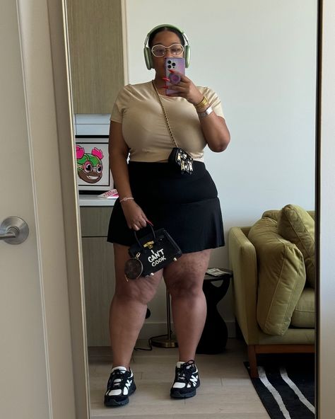 The Tennis Skirt X @essiegolden 😙 Plus Size Tennis Skirt Outfit, Tennis Skirt Outfit Plus Size, Outfits With Tennis Skirts, Plus Size Tennis Skirt, Skirt Outfit Plus Size, Tennis Skirt Outfit, Outfit Plus Size, Skirt Outfit, Style Summer