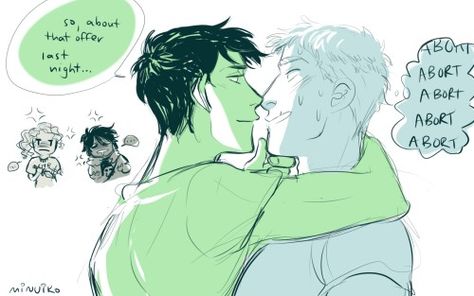 More Jercy Percy X Jason Fanart, Jason And Percy, Percy And Nico, Percy Jackson Comics, Jason X, Zio Rick, Percy Jackson Ships, Jason Grace, Percy Jackson Fan Art