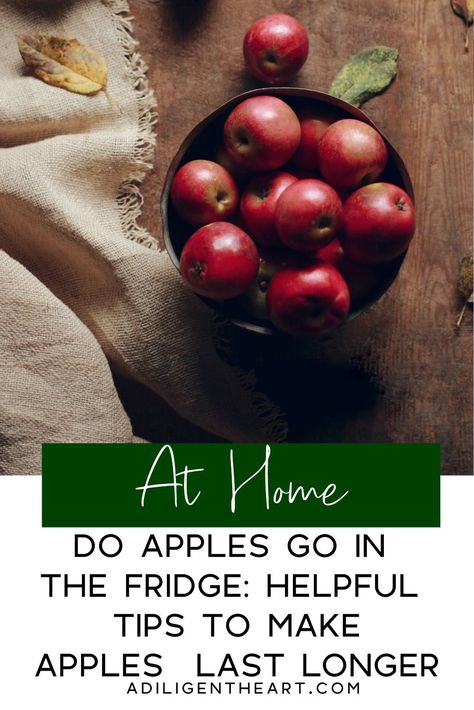 How To Store Apples In Fridge, How To Store Apples, Red Delicious Apples, How To Store Potatoes, Canned Apples, Apple Varieties, Healthy Apple, Apple Pear, Fresh Apples