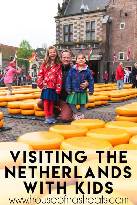 When you visit the Netherlands, be sure to include a few extra days to get outside of the city and see some of the other beautiful areas of the country! I'm sharing some of the best things to see and do with kids in the Netherlands besides just Amsterdam! #holland #netherlands #travel #withkids #children #family #tulips #cheese #windmills #marken #volendam #alkmaar #spring Netherlands With Kids, Harlem Netherlands, Netherlands Culture, Volendam Netherlands, Netherlands Vacation, Amsterdam With Kids, Netherlands Travel Destinations, Gouda Netherlands, Netherlands Trip