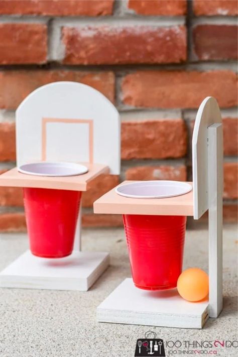 Diy Beer Pong, Backyard Party Games, Diy Yard Games, Outdoor Wood Projects, Diy Beer, Wood Projects For Kids, Wood Projects For Beginners, Wood Games, Wood Projects That Sell