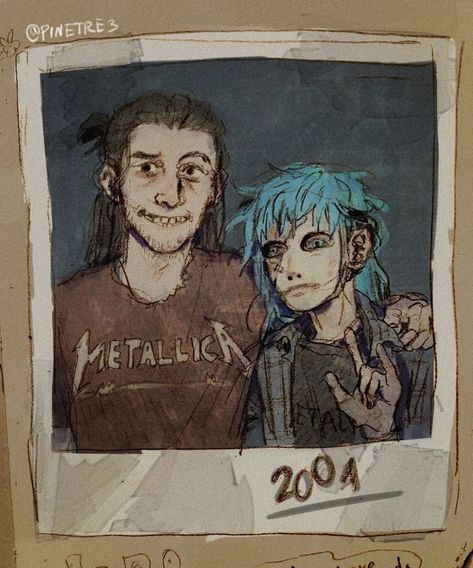 Waste Land, Sally Face, My Sketchbook, Blue Hair, Sketch, Tumblr, Hair, Blue