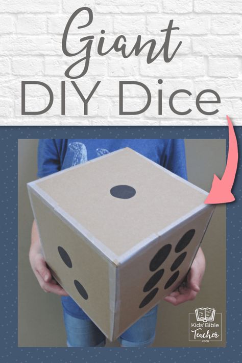 Big Dice Diy, Large Dice Diy, Diy Large Game Pieces, Giant Game Pieces Diy, Giant Sorry Pieces Diy, Dice Diy Crafts, Diy Game Crafts, Diy Game Pieces, Life Size Games Diy