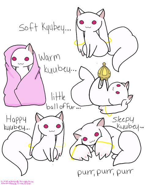 More like Evil Kyubey, Liar kyubey little ball of evil kyubey, tricky kyubey, We hate kyubey, stab, stab, stab. Scrunkly Cat, Soul Gem, Happy Show, Mahō Shōjo Madoka Magica, Sayaka Miki, Haruhi Suzumiya, Kakashi Sensei, Mahō Shōjo, Butler Anime