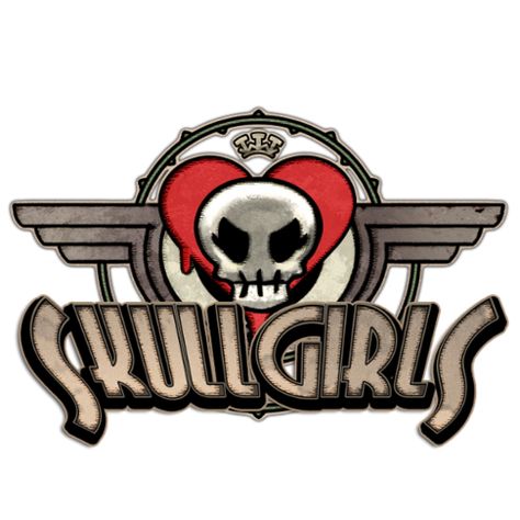 Skullgirls Logo. Dark Deco, Oc Template, Mobile Logo, Fall Games, Game Title, Game Cheats, Game Logo, Best Mobile, Games For Girls