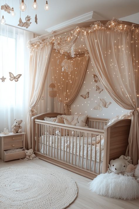 20 Rustic-Chic Boho Nursery Decor Ideas That Feel Warm & Inviting Rounded Furniture, Floating Feather, Nature Inspired Nursery, Adventure Room, Boho Baby Room, Round Furniture, Stylish Nursery, Bright Boho, Colorful Murals