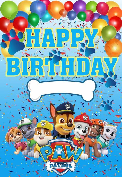 Paw patrol birthday card, Free printable birthday cards, Paw patrol birthday invitations Paw Patrol 3rd, Paw Patrol 3rd Birthday, Paw Patrol Printable, Paw Patrol Birthday Card, Paw Patrol Party Invitations, Happy Birthday Grandson, Imprimibles Paw Patrol, Paw Patrol Party Decorations, Paw Patrol Printables