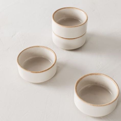 Modern Serveware | West Elm Modern Serveware, Sand Clay, Ramekin Dishes, Small Treats, Ceramic Techniques, Traditional Ceramics, White Dishes, Ceramic Dinnerware, Cylinder Vase