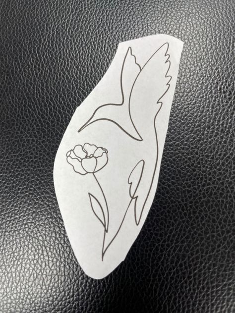 Great Grandma Tattoo Ideas, Flower And Birds Tattoo, Hummingbird Tattoo With Daffodil, Humming Bird Tattoo Small Simple, Small Tattoos No Shading, Hummingbird Tattoo Dainty, Hummingbird Drawing With Flowers, Small Hummingbird Tattoo With Flowers, Fine Line Hummingbird Tattoo Design