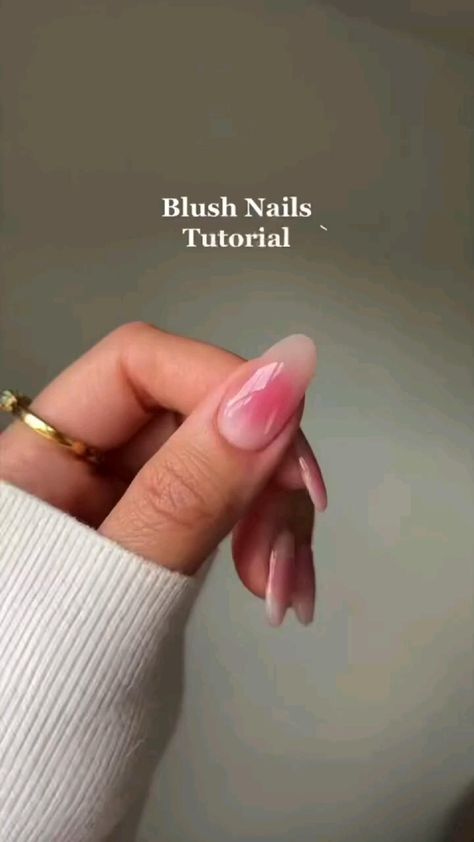 Blush Nails art Nails care Nails 2023 trending Do It Yourself Nails, Asian Nails, Korean Nails, Gel Nails Diy, Blush Nails, Pretty Gel Nails, Soft Nails, Nails 2023, Art Nails