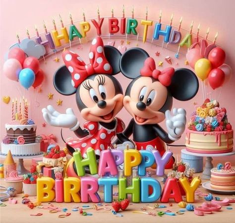 Disney Happy Birthday Images, Disney Birthday Wishes, Happy Birthday Mickey Mouse, Happy Birthday Michelle, Cartoon Logic, Birthday Wishes Gif, Happy Birthday Wishes Pics, Birthday Wishes For Kids, Birthday Wishes Pics