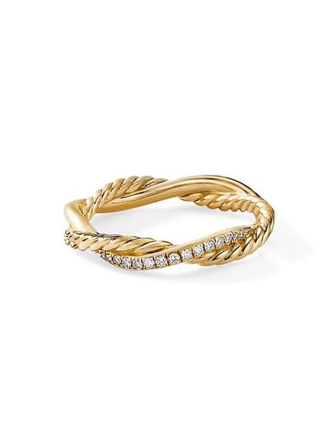 David Yurman Wedding Band, David Yurman Rings, David Yurman Ring, Infinity Wedding, Twisted Ring, Dope Jewelry, Sparkling Rings, Twist Ring, Jewelry Lookbook