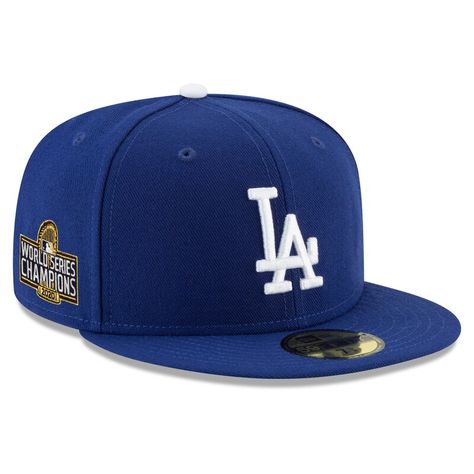 What a ride it's been for the Los Angeles Dodgers to become the 2020 World Series Champions! The Los Angeles Dodgers overcame each and every obstacle in this unprecedented season, making this a victory worth celebrating for years to come. Grab this Sidepatch 59FIFTY Fitted Hat to ensure you never forget this moment in history. This New Era gear features bold, commemorative graphics that will let everyone know you're a die-hard Los Angeles Dodgers fan. Dodgers Win, Los Angeles Dodgers Logo, Jackie Robinson Day, Dodger Hats, Mlb Postseason, 59fifty Hats, Jackie Robinson, Dodgers Baseball, New Era Fitted