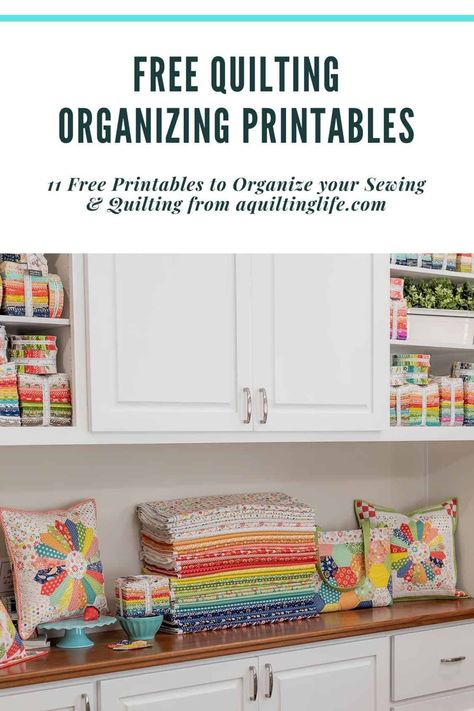 Free Quilting Organizing Printables - A Quilting Life Quilt Project Planner Free Printable, Organizing Printables, Quilt Planner, Seasonal Decor Fall, A Quilting Life, Charm Pack Quilt Patterns, Organizing Time Management, Sewing Room Inspiration, Charm Pack Quilt