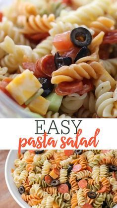 Vinaigrette Pasta Salad, Work Food Ideas, Rotini Pasta Recipes, Potatoes Dishes, Salad Shooter, Summer Pasta Salad Recipes, Homemade Balsamic Vinaigrette, Rice And Noodles, Cold Pasta Salad Recipes