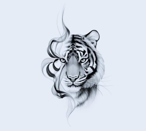 Yin Yang Tiger Tattoo, Lion Tattoos, Tattoos Men, Geometric Tattoos, Tiger Tattoo, Lion Tattoo, Cute Frogs, Dragon Tattoo, Yin Yang