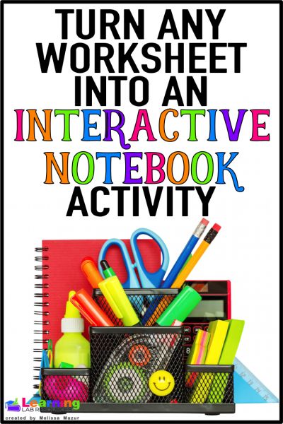 Turning Any Worksheet into an Interactive Notebook Activity - Learning Lab Resources Science Tools Worksheet, Interactive Notebook Ideas, Copy Machine, Interactive Student Notebooks, Interactive Notebook Activities, Science Tools, Science Notebook, Math Interactive, Science Notebooks