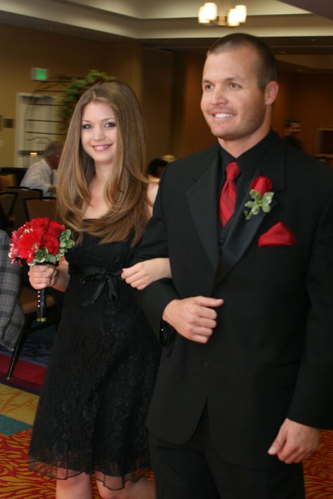 all bridesmaids wore a black dress of their choice.... black white and red? Black And Red Tuxedo, Hollywood Red Carpet Theme, Black Suit Red Tie, White Jeans For Men, White Tuxedo Wedding, Armani Tuxedo, Prom Tux, Prom Proposals, Black Red Wedding