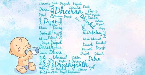 Baby Boy Names Starting With D D Letter Names For Boys, Hindu Alphabet, D Names For Boys, Hindu Baby Boy Names Unique, D Boy Names, Tamil Baby Boy Names, Traditional Baby Boy Names, Sanskrit Baby Boy Names, Tamil Baby Names