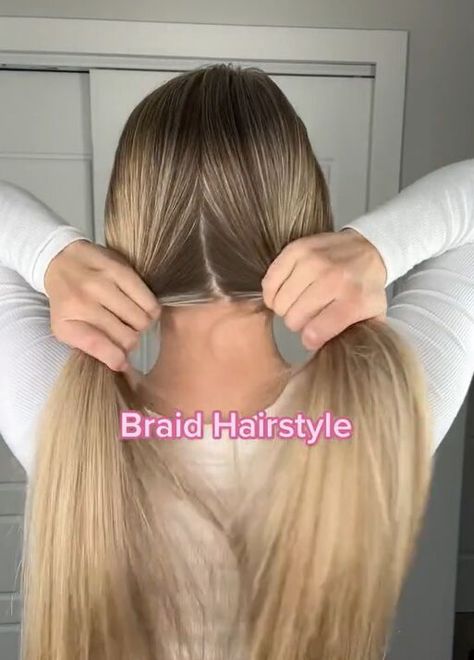 This guide shares the easiest shortcut to a cute braided look. Learn how to do a chunky braid hairstyle in this quick tutorial. Easiest Braids To Do On Yourself, How To Make Braids Look Thicker, How To Do A Braid On Yourself, Short Hairstyles Braids, Easy Braids To Do On Yourself, Styling Thick Hair, How To Make Braids, Cute Short Hairstyles, Upside Down Braid