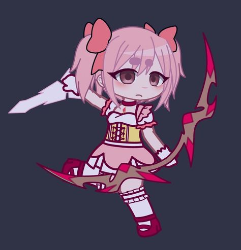 Madoka Gacha Club, Madoka Magica Gacha Club, Magic Madoka, Gotcha Club, Gacha Designs, Magical Girl Outfit, Madoka Kaname, Mahō Shōjo Madoka Magica, Gacha Outfit