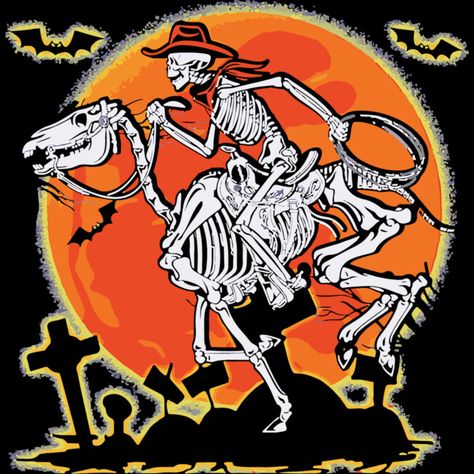 Cowboy On Horse Tattoo, Skeleton Horse, Cowboy On Horse, Skeleton Cowboy, Horse Cowboy, Horse Tattoo, Skeleton Art, Cowboy Art, Mens Halloween Costumes