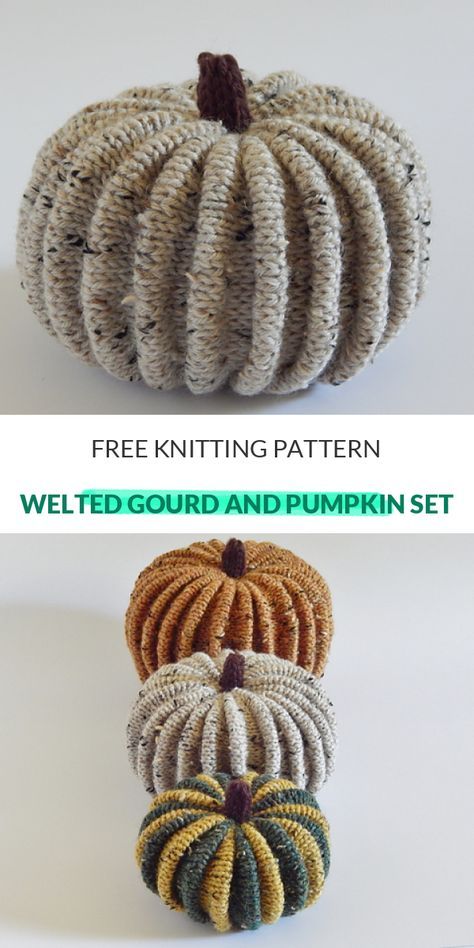 Knitted Pumpkins Free Pattern, Pumpkins Knitted, Creative Pumpkin Ideas, Halloween Knitting Patterns Free, Pumpkin Knitting Pattern, Knitted Christmas Stocking Patterns, Halloween Knitting Patterns, Knit Pumpkins, Pumpkin Patterns Free