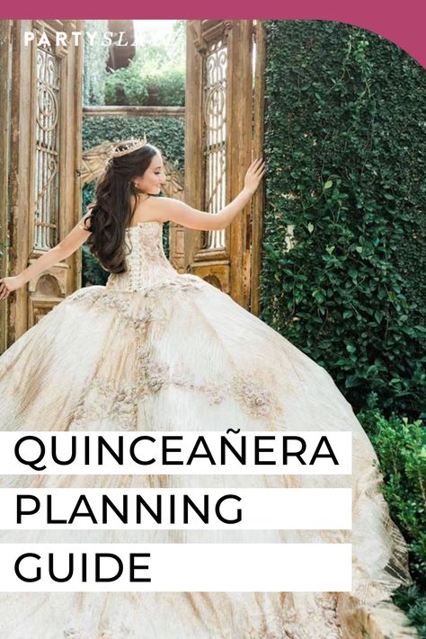 Your child’s quinceañera party is a once-in-a-lifetime celebration. We're sharing crucial steps you need to take when planning your celebration on PartySlate.com. Quinceanera Activities, How To Plan A Quinceanera, Quince Checklist, Planning A Quinceanera, Quinceanera Ideas Themes Unique, Quinceañera Planning, Glam Dinner Party, Quinceanera Party Ideas, Quinceanera Venue