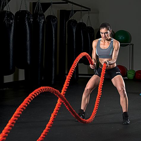 Tone, strengthen, and improve endurance with weighted Battle Ropes. Get a full-body workout with one piece of equipment. Gym Images, Sparring Gear, Karate Uniform, Battle Ropes, Martial Arts Styles, Training Gloves, Mma Gloves, Fitness Photoshoot, Training Bags