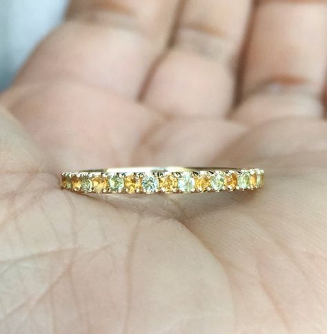 Reserved for Stacey ONLY | Etsy Citrine Wedding Band, Citrine Wedding, Pave Band, Infinity Ring, Half Eternity Band, Eternity Band Ring, Diamond Anniversary Rings, Citrine Ring, Pave Ring