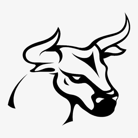 Taurus Logo, Taurus Bull Tattoos, Taurus Bull, Bull Tattoos, Taurus Tattoos, Aries Tattoo, Stencil Projects, Bull Logo, Classic Tattoo