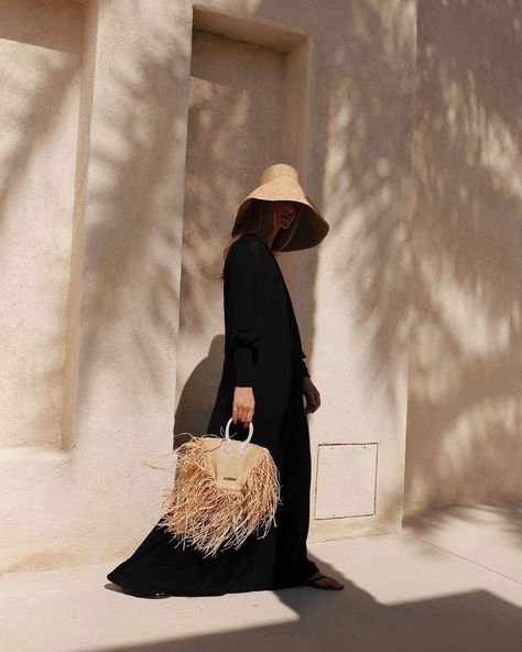 Looks Street Style, Minimal Chic, Marrakech, Straw Hat, Simple Style, Outfit Of The Day, Boho Fashion, Fashion Photography, Editorial