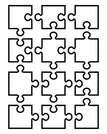 Printable Puzzle Pieces Templates, Stellaluna Crafts, Puzzle Clipart, Puzzle Piece Template, Classroom Seating Arrangements, Puzzle Piece Crafts, Christmas Sunday School, Small Craft Rooms, Puzzle Party