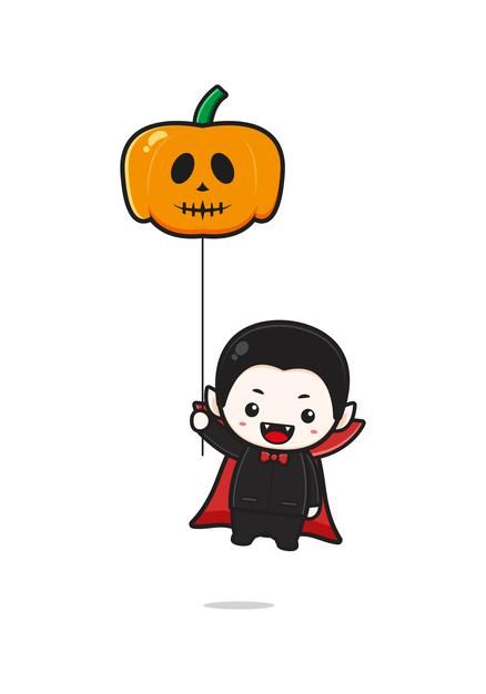 Simple Halloween Illustration, Cute Vampire Drawing, Vampire Cartoon Character, Dracula Illustration Drawing, Dracula Cartoon Art, Dracula Cartoon, Cute Dracula, Halloween Toppers, Spooky Doodles