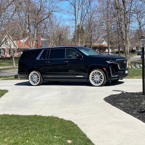 Stress less and enjoy the best 🏁 2023 Cadillac Escalade ESV on 22 inch Vogue Tyres #CadillacEscalade #VogueTyres #CadillaconVogues 2023 Cadillac Escalade, Escalade V, Spoiled Brat, Cadillac Ct6, Cadillac Escalade Esv, Escalade Esv, Cadillac Escalade, Cadillac, Cool Cars