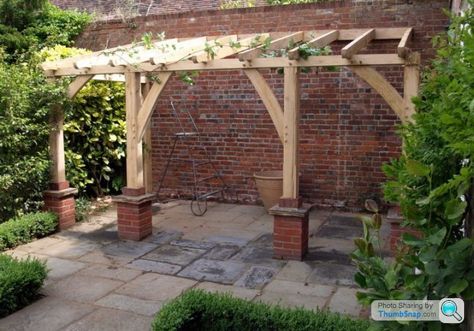 Lean To Ideas, Pergola Garage, Curved Pergola, Rustic Pergola, Cheap Pergola, Pergola Swing, Building A Pergola, Backyard Gazebo, Metal Pergola