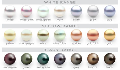 Jewelry Education, Loose Pearls, Jewelry Studio, Pearl Types, Precious Gems, Gems And Minerals, Pearl Color, Jewelry Creation, Tahiti