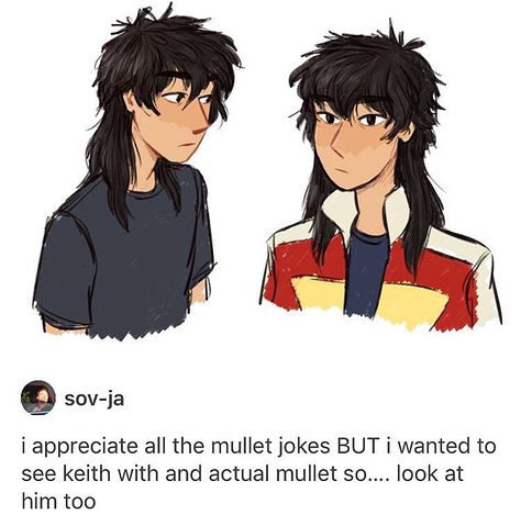 Keith with an actual genuine mullet : a concept Mullet Oc Art, How To Draw A Mullet Hair, Mullet Hairstyle Anime, Guy With Mullet Drawing, Mullet Hair Reference, Mullet Character Design, Ruffling Hair Pose Reference, How To Draw Mullet, Mullet Drawings Reference