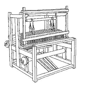 Mayan Textiles: Treadle Looms, introduced by the Spaniards to Mayan weavers just after the Conquest Weaving Illustration, Loom Plans, Swedish Pattern, Scandinavian Costume, Mayan Textiles, Diy Studio, Weaving Looms, Inkle Loom, Card Weaving