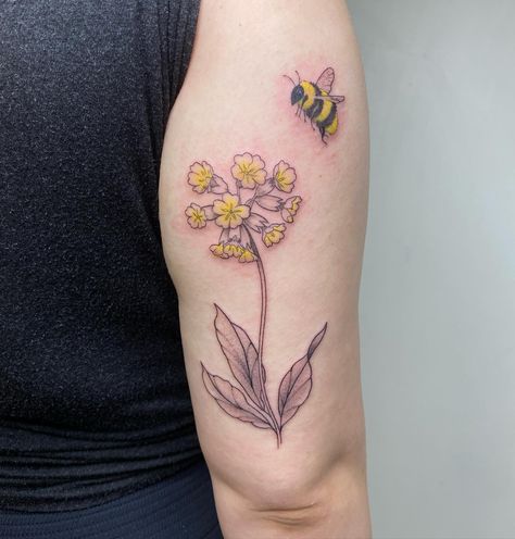 Cowslip Tattoo, Women's Tattoo, Future Tattoos, Bumble Bee, Thank You So Much, Tatting, Tattoo Ideas, Thank You, Tattoos