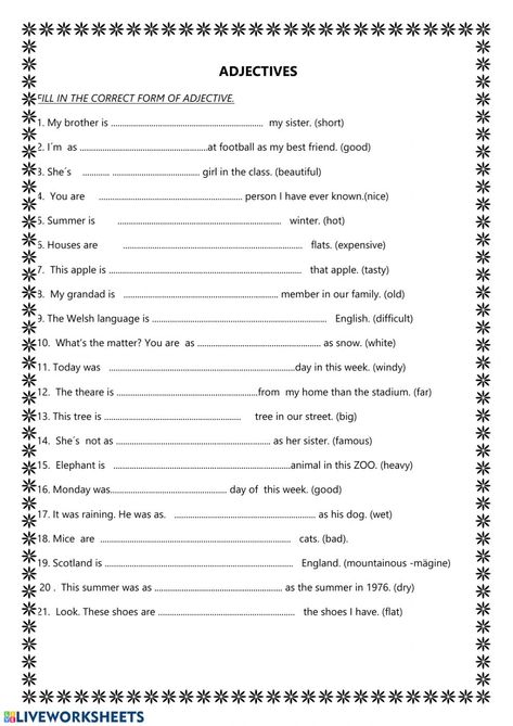 Degrees of comparison: Degrees of Comparison of Adjectives worksheet Worksheets On Adjectives, Adjectives Worksheet 3rd, Grade 8 English Worksheets, Adjectives Worksheet 2nd Grade, Adjective Worksheet For Grade 3, Kinds Of Adjectives Worksheet 4th Grade, Worksheet Of Adjectives, Adjectives Worksheet Grade 5, Adjectives Worksheet