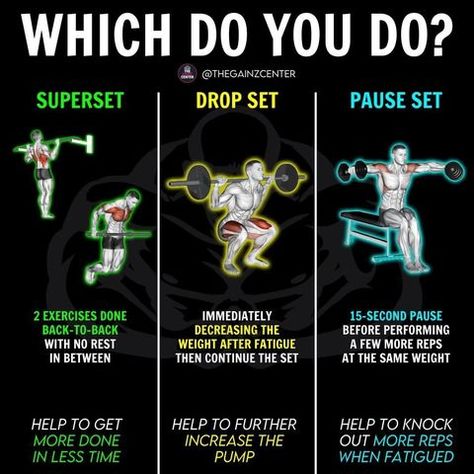 What Is A Superset, Superset Workout Men, Dropset Workout, Gym Terminology, Gym Splits, Super Set Workouts, Fitness Knowledge, Superset Workout, Romanian Deadlift