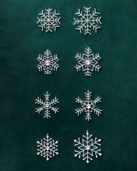 Holiday Catalog | Balsam Hill Oversized Ornaments, Rhinestone Snowflake, Elegant Snowflake, Winter Wonderland Theme, Wreaths And Garlands, Snowflake Christmas, Christmas Characters, Christmas Ornament Sets, Snowflake Ornaments